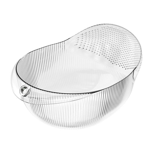 Household washing basket basin plastic drain basket wash fruit basin rice basket storage basket