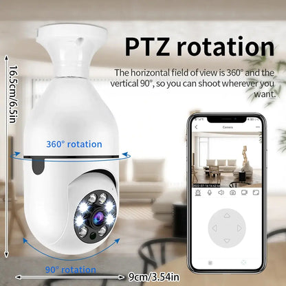 5G Light Bulb Security Camera