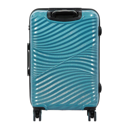 Biggdesign Moods Up Hard Luggage Sets With Spinner Wheels, Steel Blue, 3 Pcs.