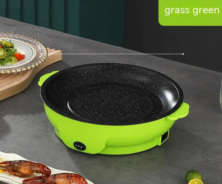 Compact Non-Stick Electric Griddle & Grill – Multi-Function Baking and BBQ Pan