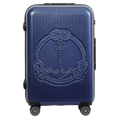 Biggdesign Ocean Carry On Luggage, Blue, Small