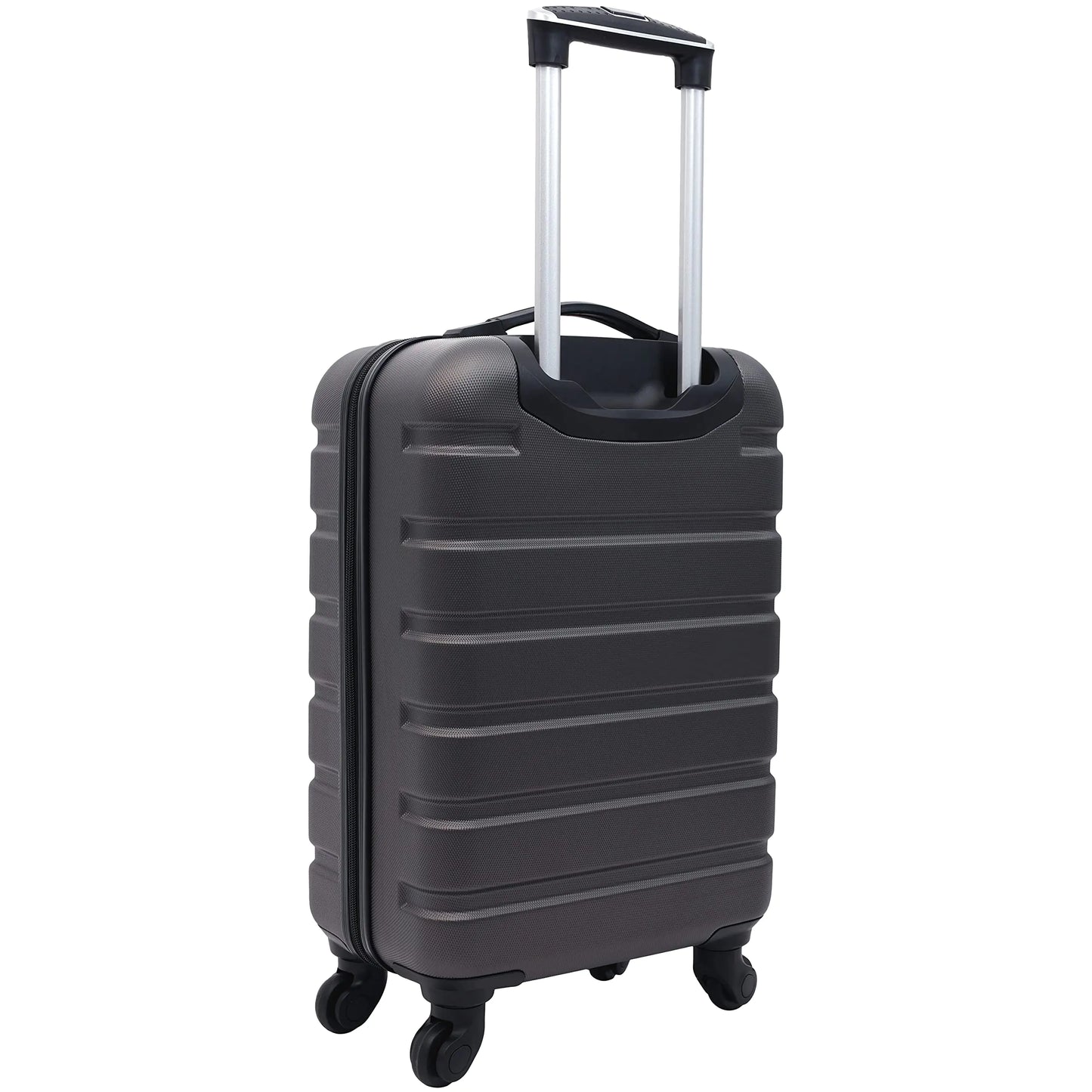 Wrangler Hard side Spinner Luggage, Charcoal, Carry-On 22" Inch Carry-On 22-Inch