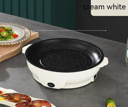 Compact Non-Stick Electric Griddle & Grill – Multi-Function Baking and BBQ Pan