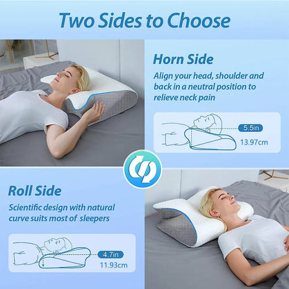 Memory Foam Cervical Support Pillow