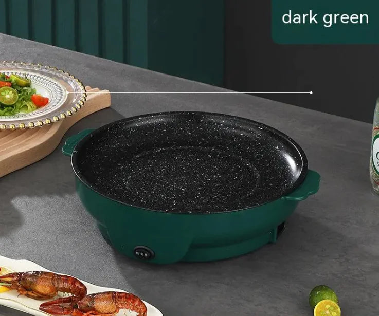 Compact Non-Stick Electric Griddle & Grill – Multi-Function Baking and BBQ Pan