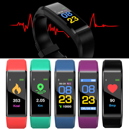 COOL COLORFUL OLED  Smart Fit Watch With Live HR GPS Trail Tracker