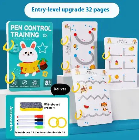 Children's Early Education Pen Control Training Book