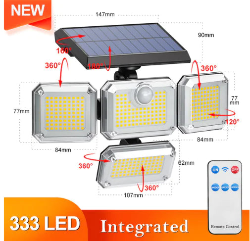 Adjustable Solar LED Security Light