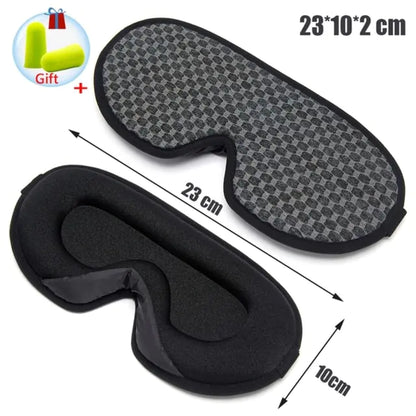 Memory Foam Silk Sleep Mask & Eye Patches