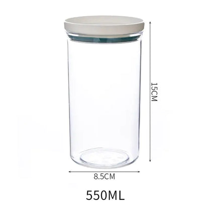 Transparent Food Canister