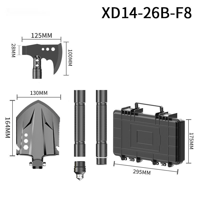 Multi Functional Outdoor Military Shovel Hammer Set