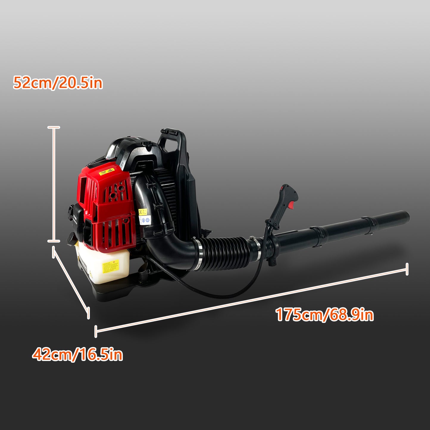 Metal Backpack Type Gas Leaf Blower