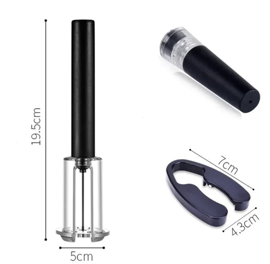 Air Pump Wine Opener Stainless Steel