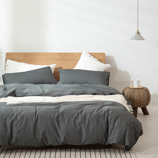 Minimalist Muji-Inspired Japanese Bedding Set