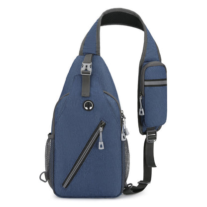 New Multifunctional Men's Shoulder Crossbody Bag Male Hard-Wearing Canvas Shoulder Messenger Bags Chest Bag