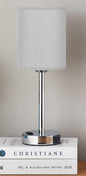 B Mobile Phone Rechargeable Fabric Table Lamp Living Room Bedroom Lamp