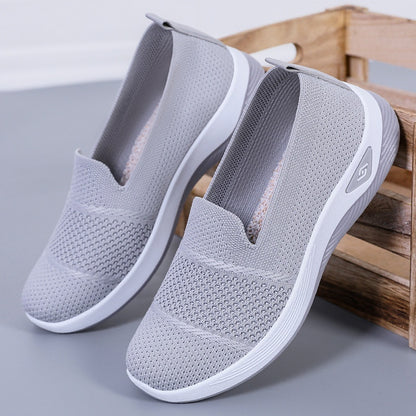 Slip-on Mother's Shoes Soft Sole Lightweight Old Beijing Cloth Shoes Shallow Mouth