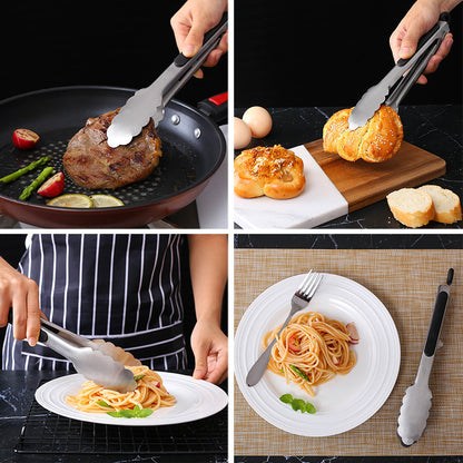 Stainless Steel Food Clip Steak Barbecue BBQ Buffet