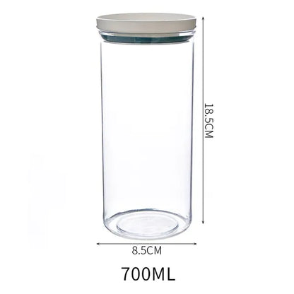 Transparent Food Canister