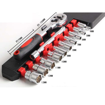 Vanadium Steel Boutique Socket Set Ratchet Wrench