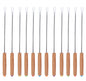 12-Piece Stainless Steel BBQ Skewers Set