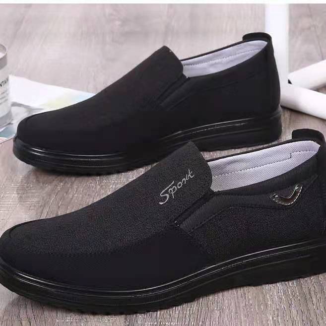 Polyurethane Old Beijing Cloth Shoes Plus Size Men