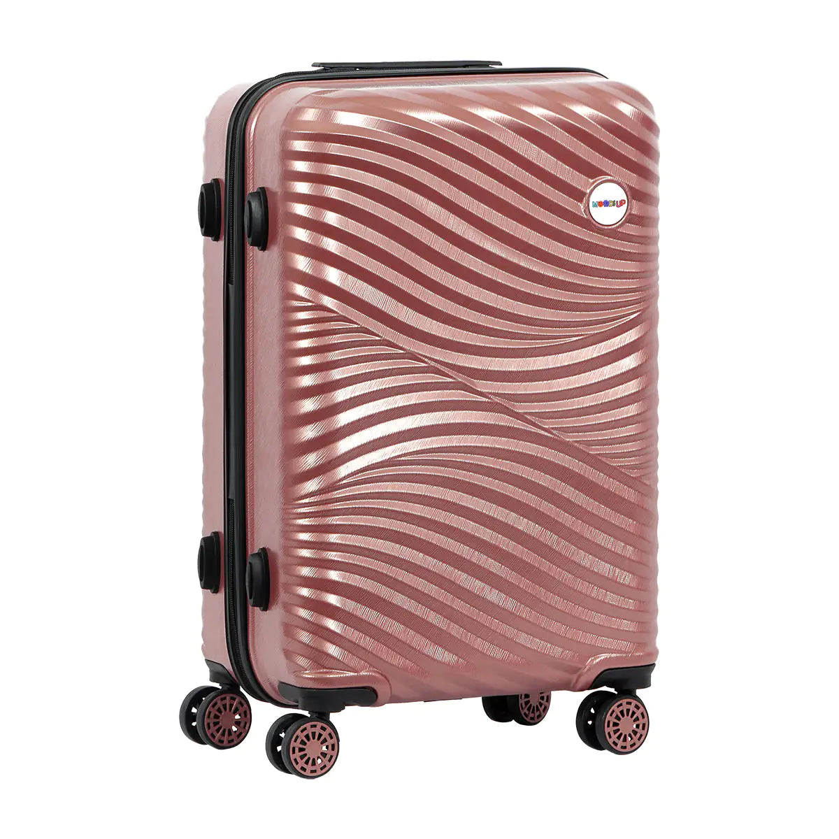 Biggdesign Moods Up Carry On Luggage, Rosegold, 20-Inch