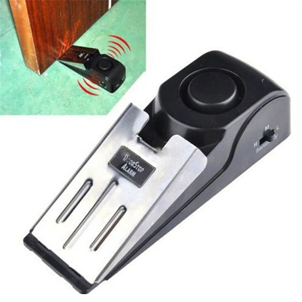 Security System Wireless Doorstop Alarm