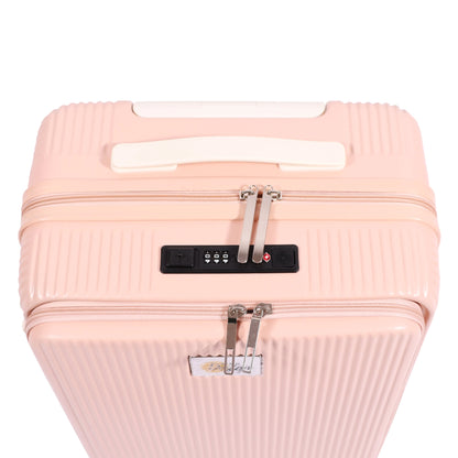 Biggdesign Moods Up 20" Luggage with Cup Holder and USB Port, Pink