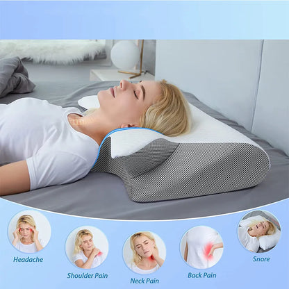 Memory Foam Cervical Support Pillow