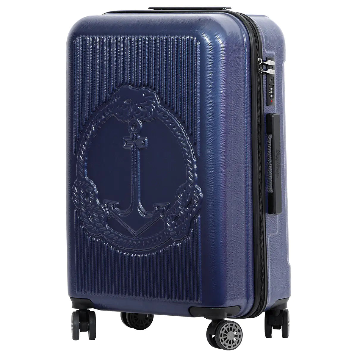 Biggdesign Ocean Hardshell Spinner Luggage Set, Navy Blue, 3 Piece