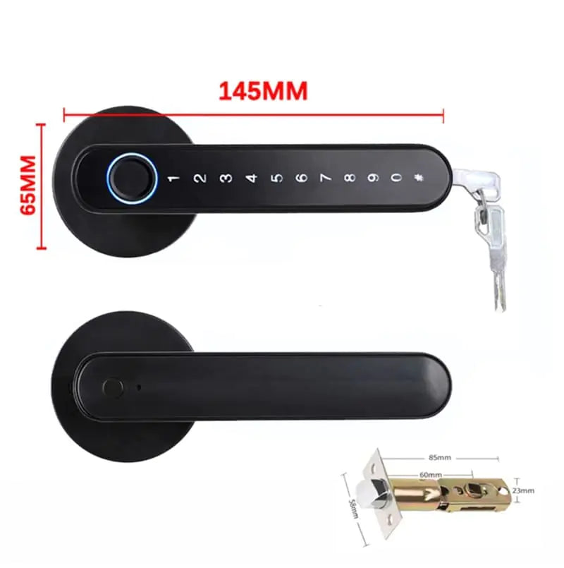 Keyless Security Door Handle