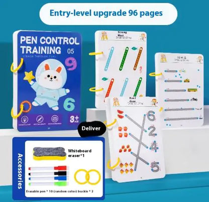 Children's Early Education Pen Control Training Book