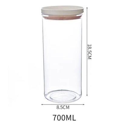 Transparent Food Canister