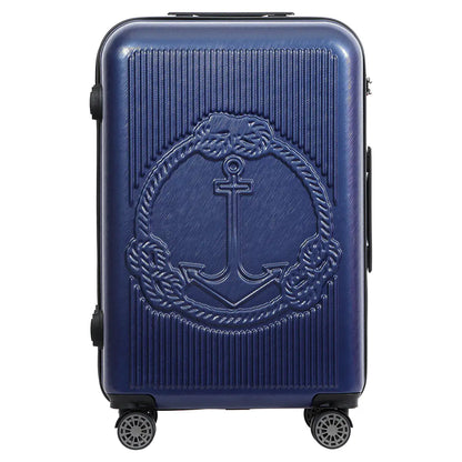 Biggdesign Ocean Hardshell Spinner Luggage Set, Navy Blue, 3 Piece